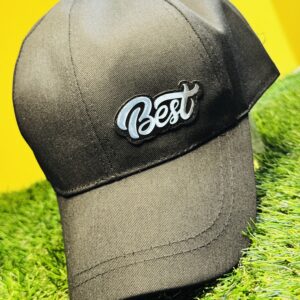 Premium Black Cap – “Best” 3D Logo