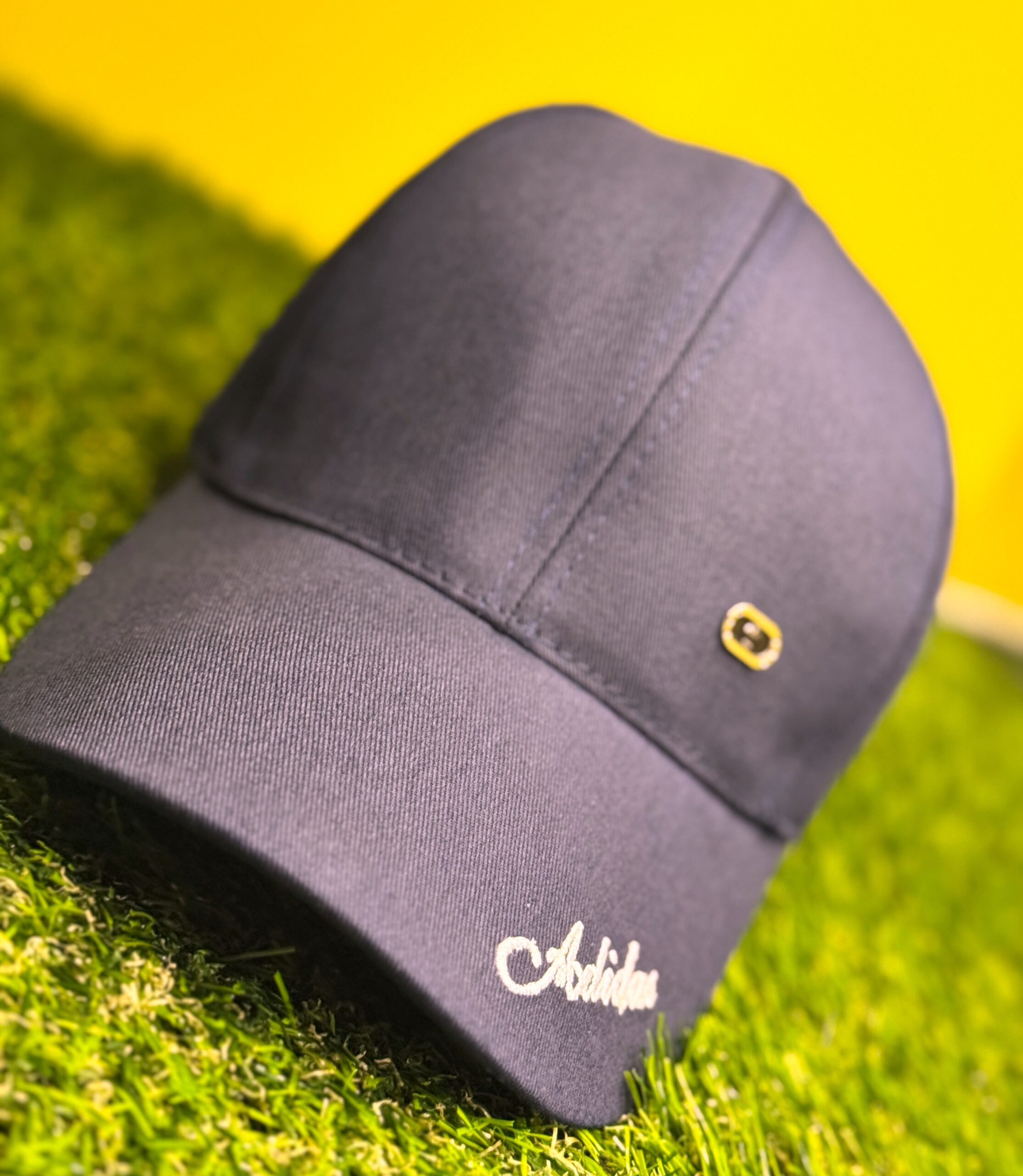 Premium Navy Blue Cap – Classic Minimal Logo - Image 3