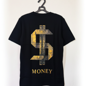 AKLUXURY Limited Edition Black T-Shirt – A3 Back Print