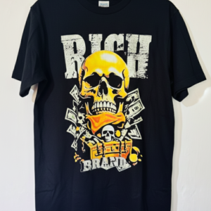 AKLUXURY Limited Edition Black T-Shirt – A3 Back Print