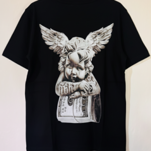 AKLUXURY Limited Edition Black T-Shirt – A3 Back Print